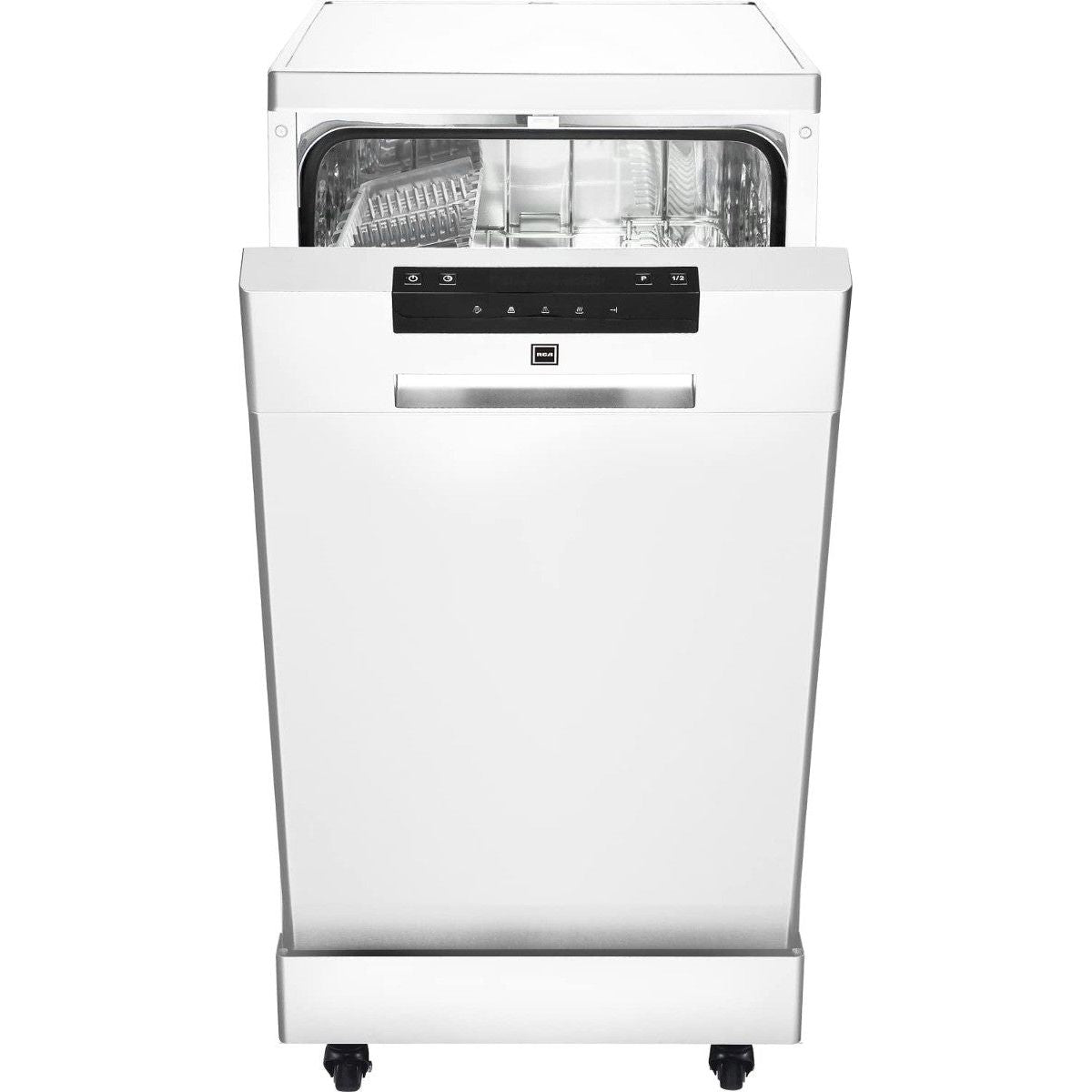 RCA 18 in. in Built-In Stainless Steel Touch Control Top Dishwasher, Silver