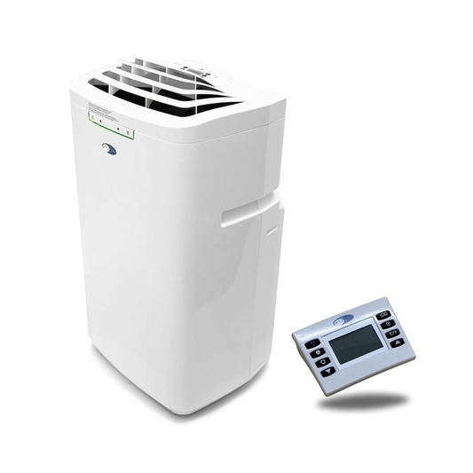 Whynter 11,000 BTU Portable Air Conditioner with Dehumidifier and Fan for Rooms Up to 350 Sq Ft, Includes and Storage Bag, White ARC-110WD